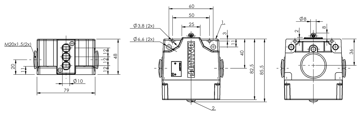 機械式マルチポジションスイッチ