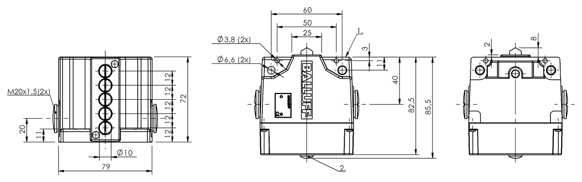 Mechaniczne przełączniki wielopozycyjne