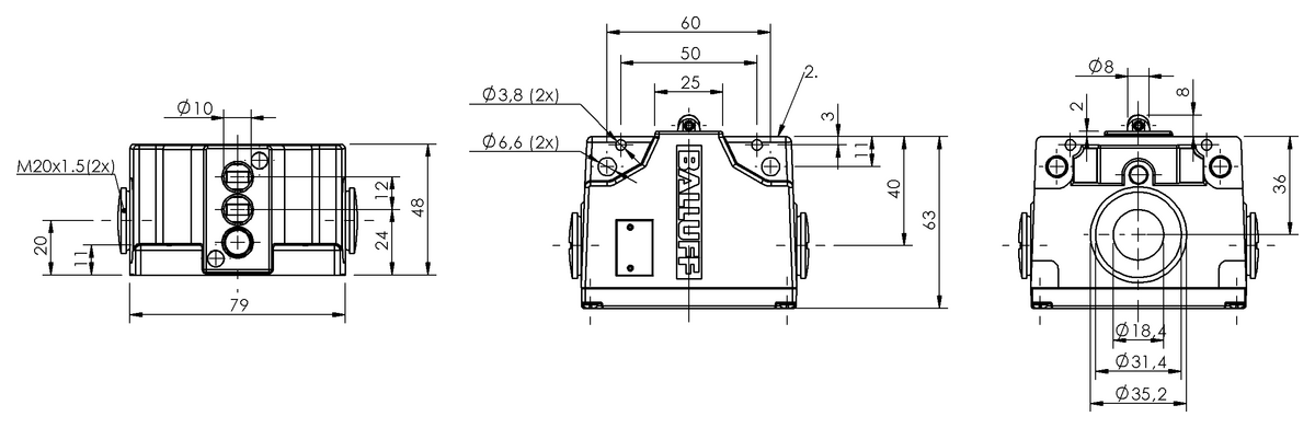 Finales de carrera mecánicos múltiples