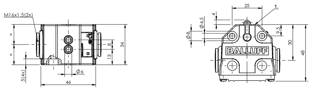 Mechanical multiple position limit switches