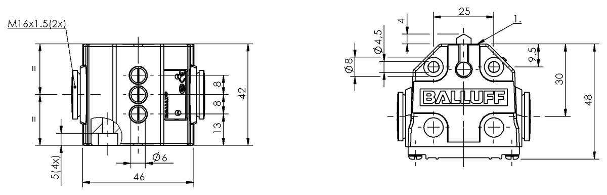 Mechanical multiple position limit switches