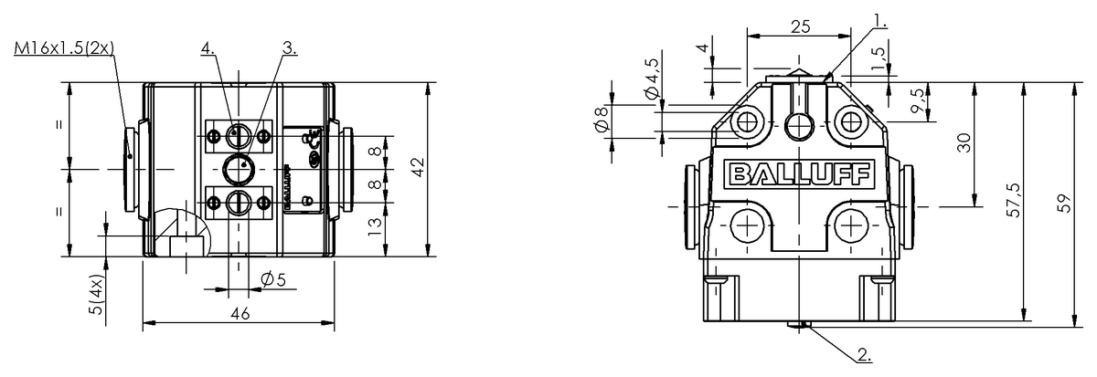 Mechanical multiple position limit switches