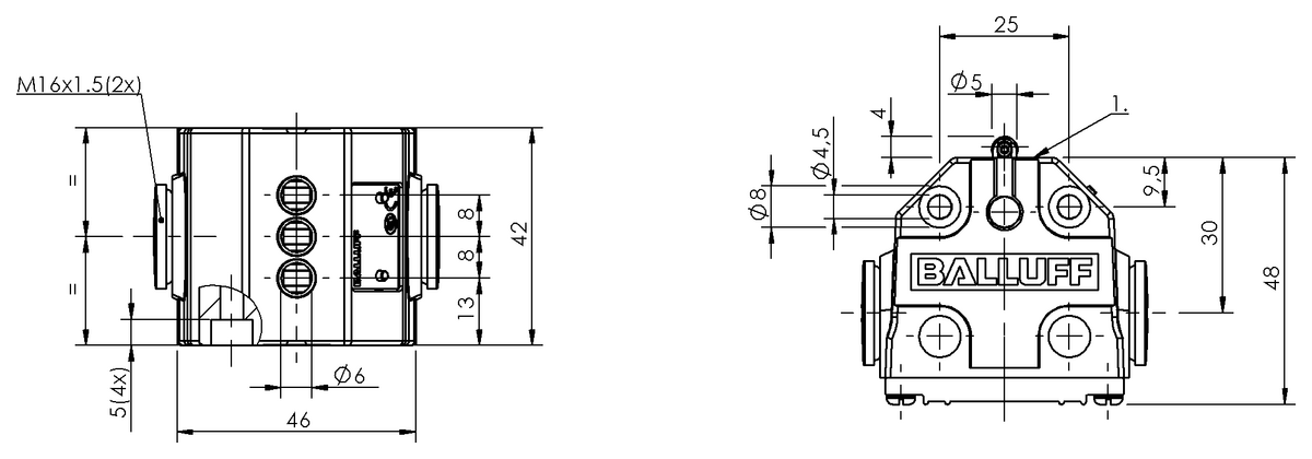Mechanické řadové polohové spínače