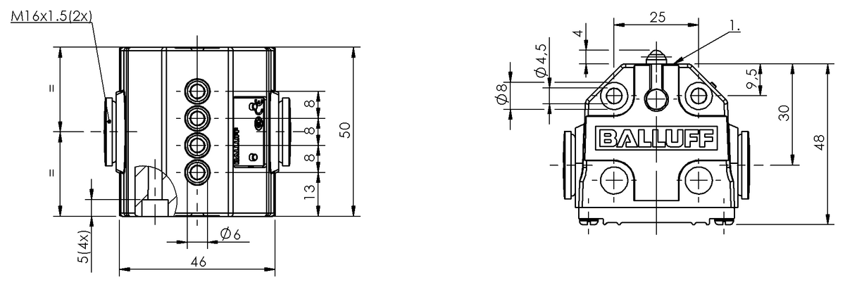 Mechanical multiple position limit switches
