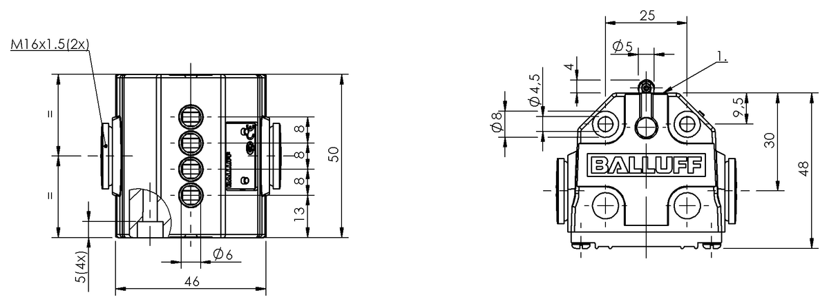 Mechanische Reihenpositionsschalter