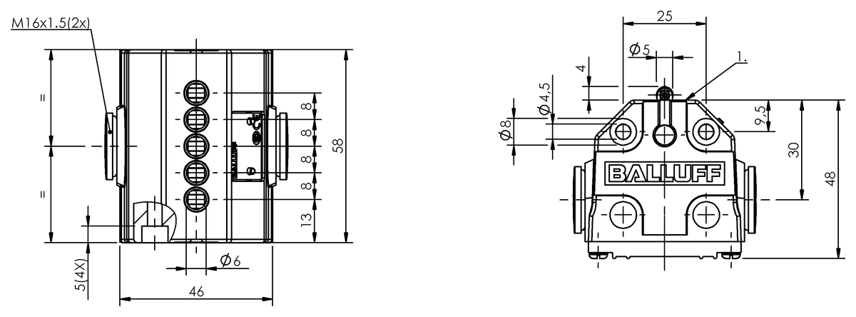 Mechanical multiple position limit switches