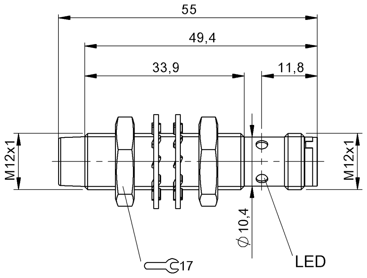 Inductive distance sensors
