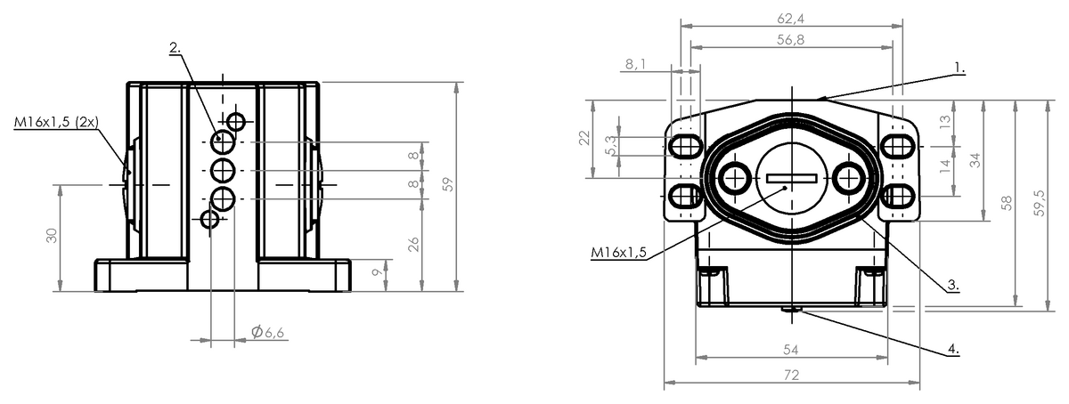 Induktive Reihenpositionsschalter