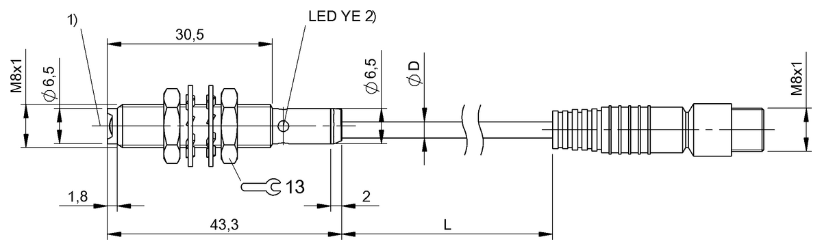 Czujniki optoelektroniczne odbiciowe z eliminacją tła