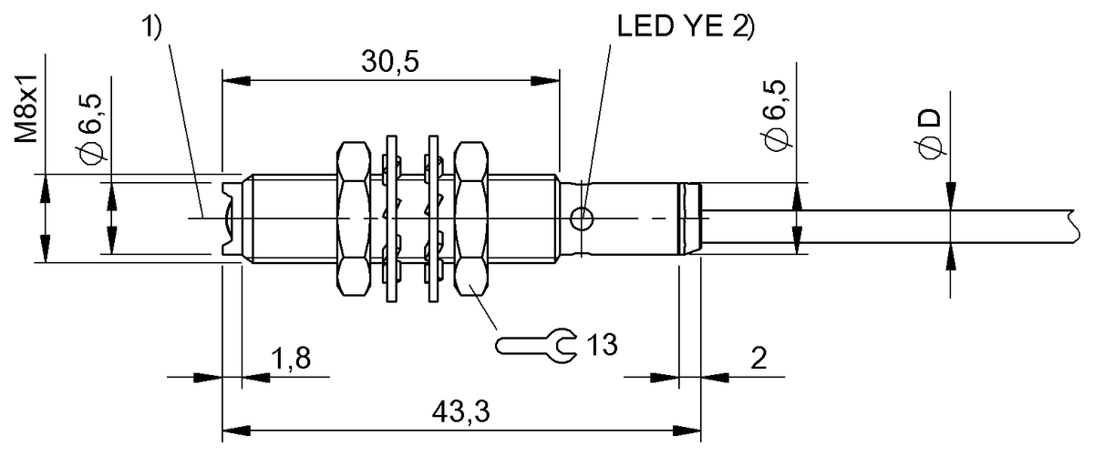 Czujniki optoelektroniczne odbiciowe z eliminacją tła