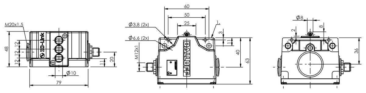 Mechanical multiple position limit switches
