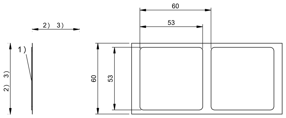 RFID UHF etiketleri (860...930 MHz)
