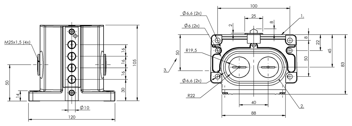 Mechanical multiple position limit switches with interchangeable plunger unit