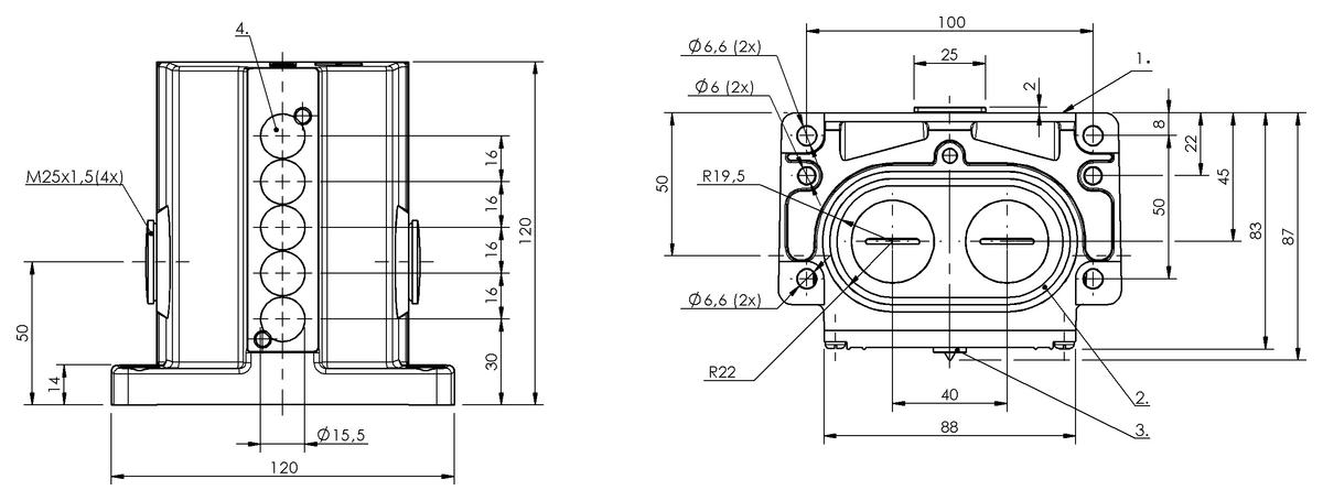 Induktive Reihenpositionsschalter