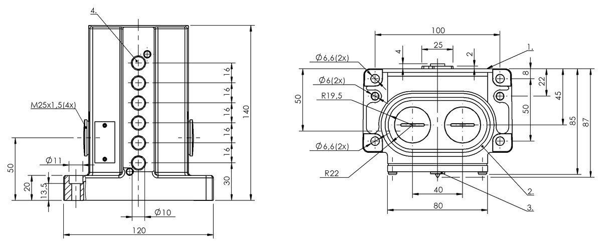 Induktive Reihenpositionsschalter