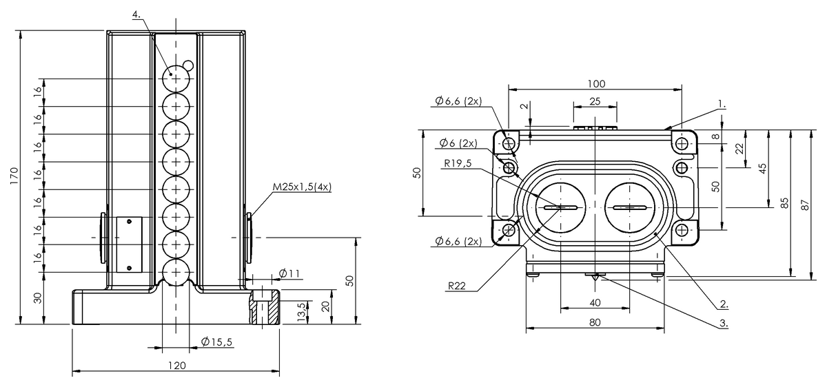 Induktive Reihenpositionsschalter