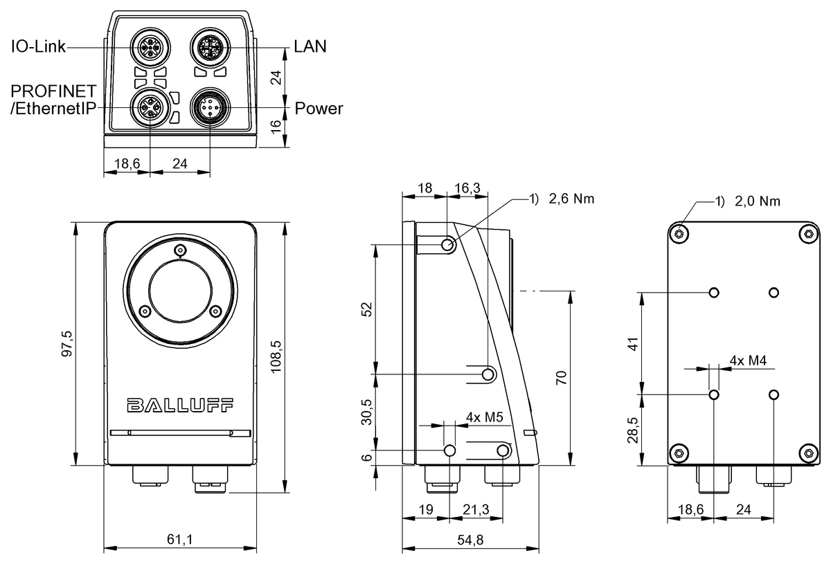 SmartCamera para visión por máquina