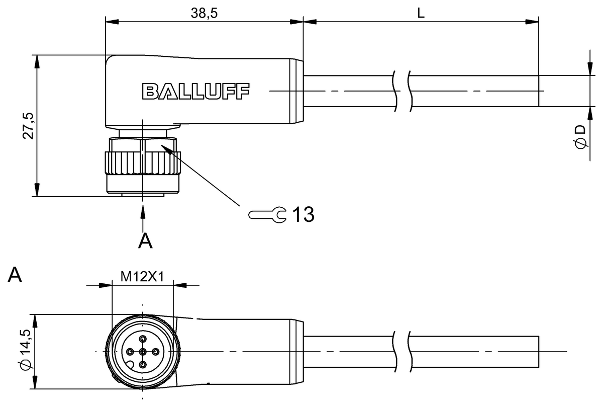 Single-ended cordsets