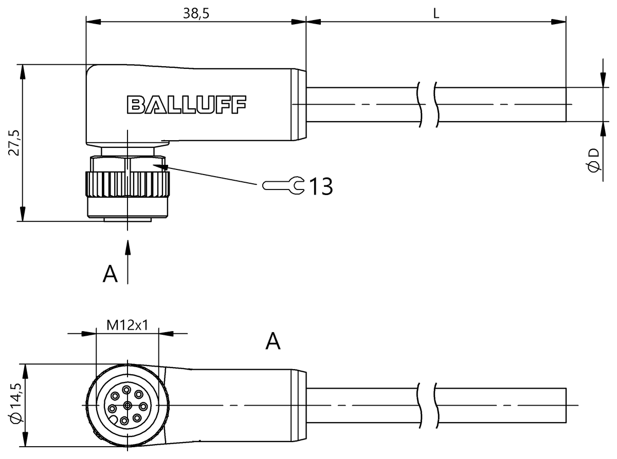 Single-ended cordsets