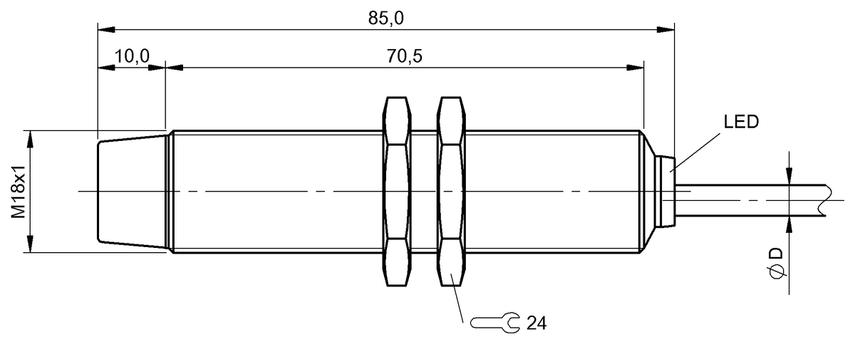 Inductive proximity switches and proximity sensors