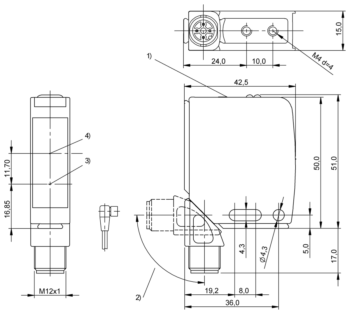 Diffuse sensors