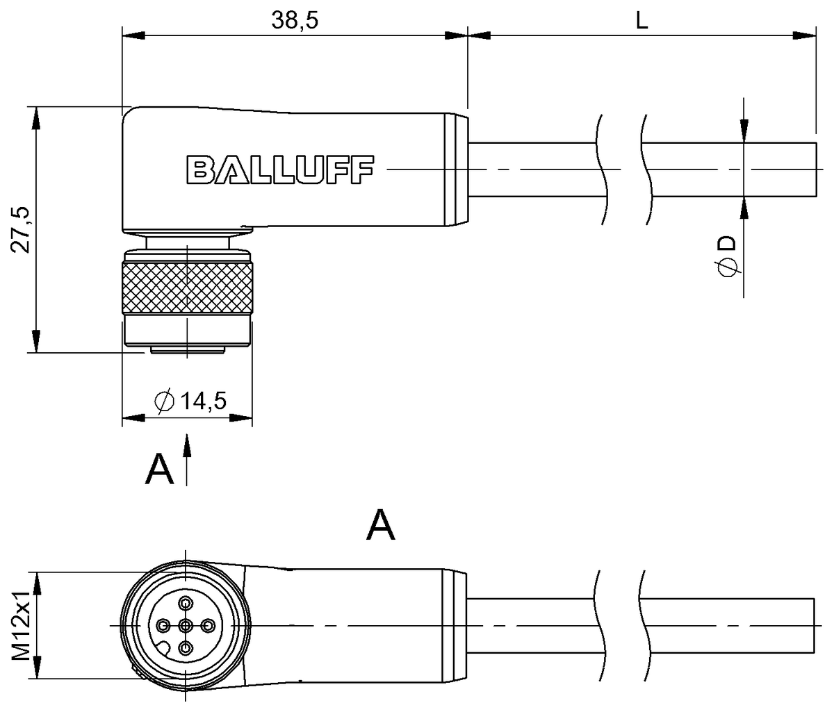 Single-ended cordsets