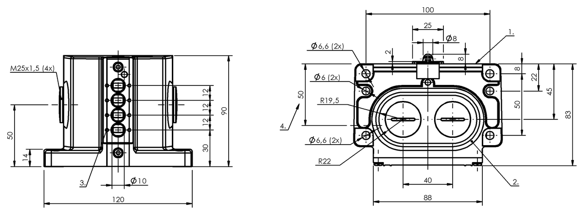 Mechanical multiple position limit switches with interchangeable plunger unit