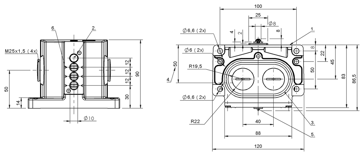 Chaves mecânicas de múltiplas posições para comutação de segurança