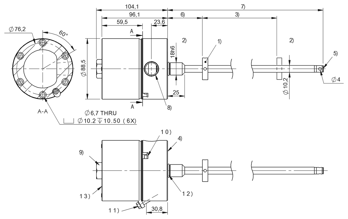 BTL08W0 (BTL5-E50-M0381-J-DEXC-TA12) Magnetostrictive linear BTL08W0 (BTL5-E50-M0381-J-DEXC-TA12) Magnetostrictive linear
