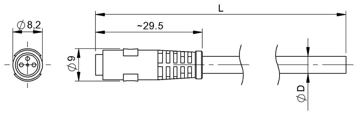 Single-ended cordsets