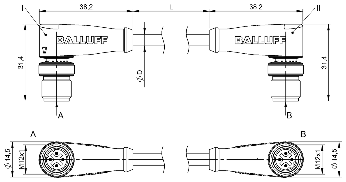 Double-ended cordsets