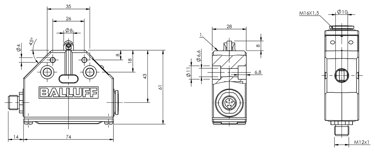 Mechanical single position limit switches