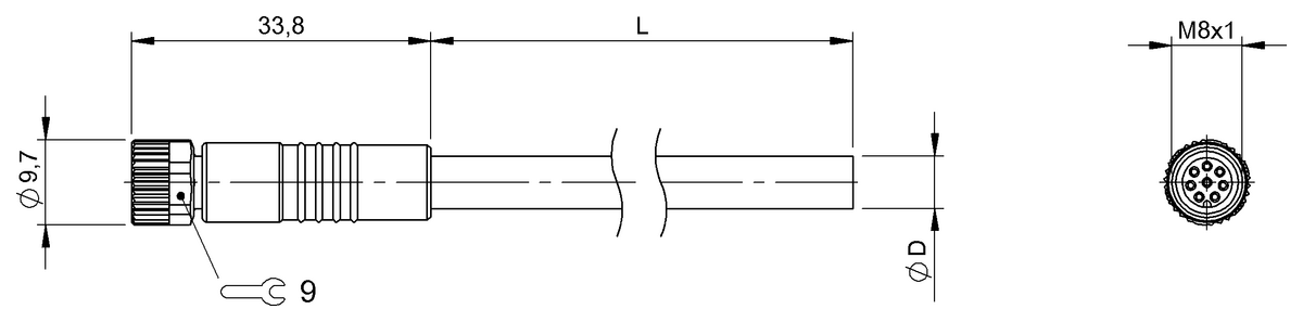Single-ended cordsets