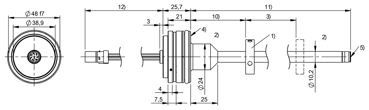 Magnetostrykcyjne liniowe przetworniki położenia w obudowie prętowej