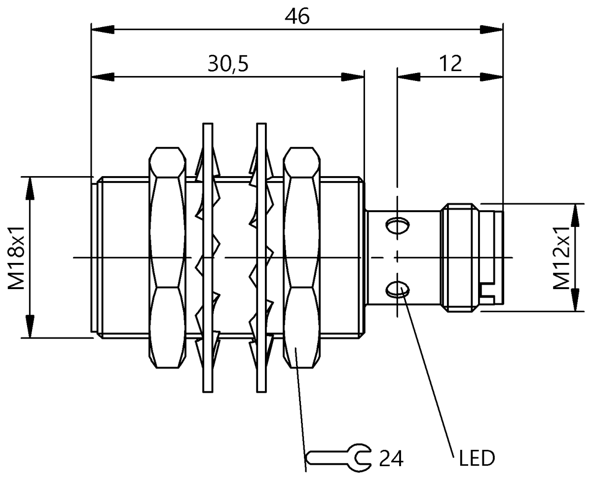 Induktive Faktor 1-Sensoren