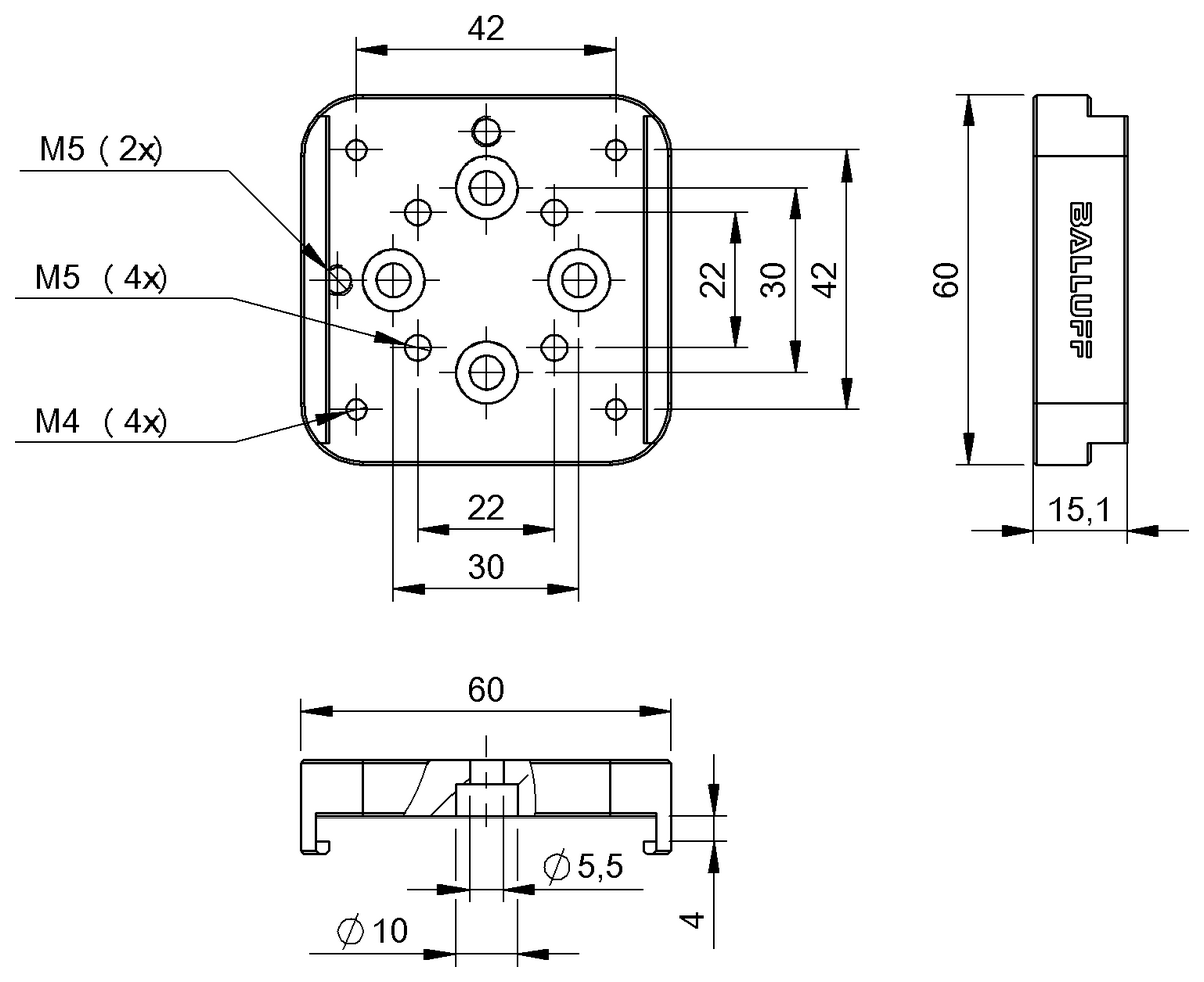 视觉传感器和照明灯支架