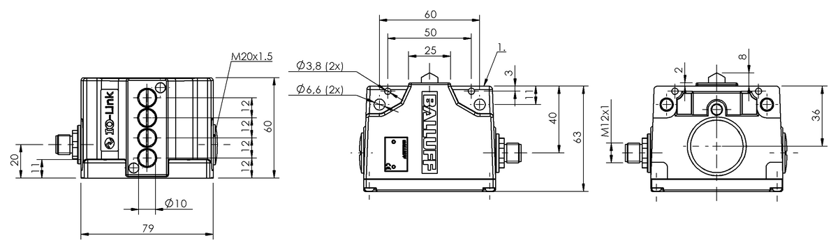 Mechanical multiple position limit switches