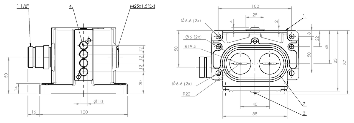 Induktive Reihenpositionsschalter