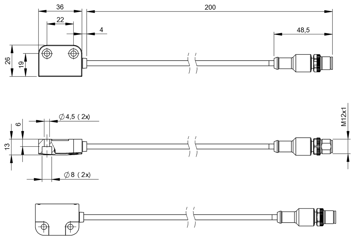 Magnetically coded safety switches