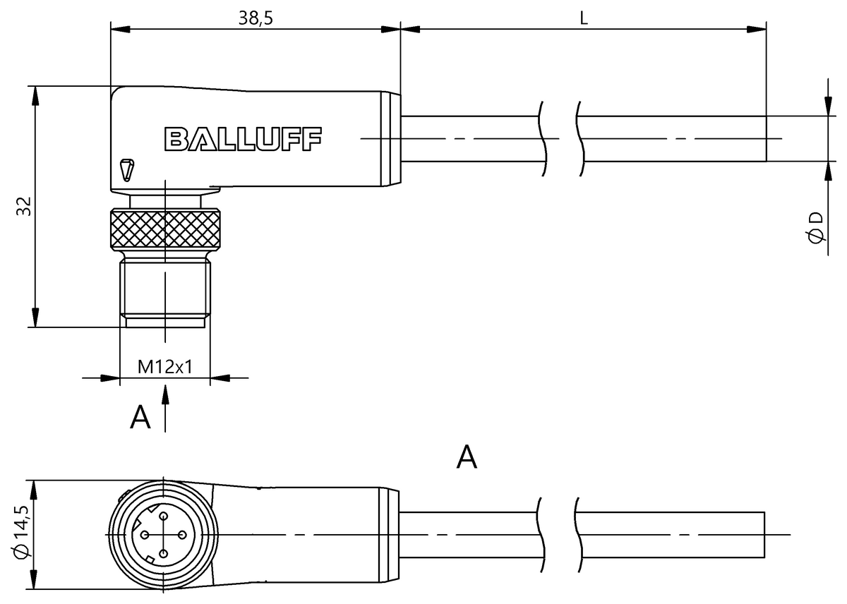 Single-ended cordsets