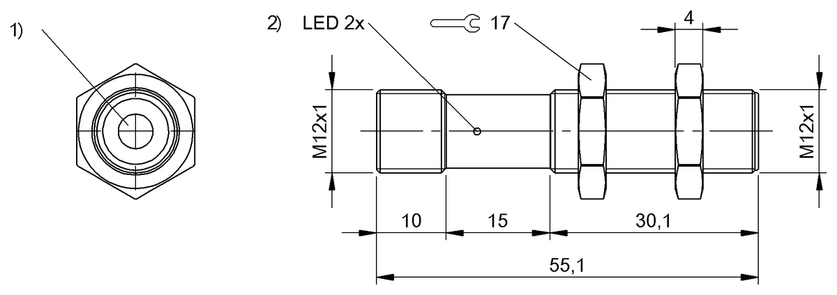 Sensori a ultrasuoni con uscita digitale e analogica