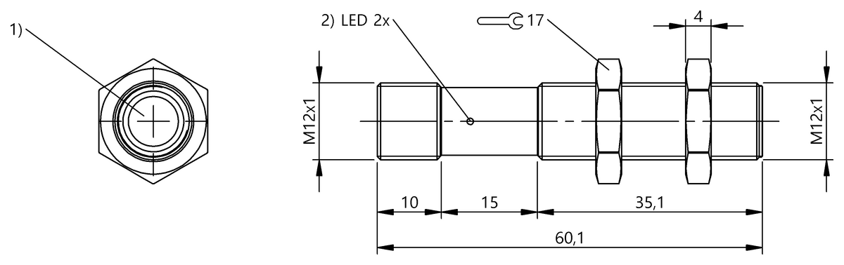 Ultraschallsensoren mit Digital- und Analogausgang