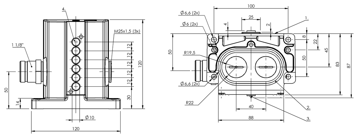 Induktive Reihenpositionsschalter
