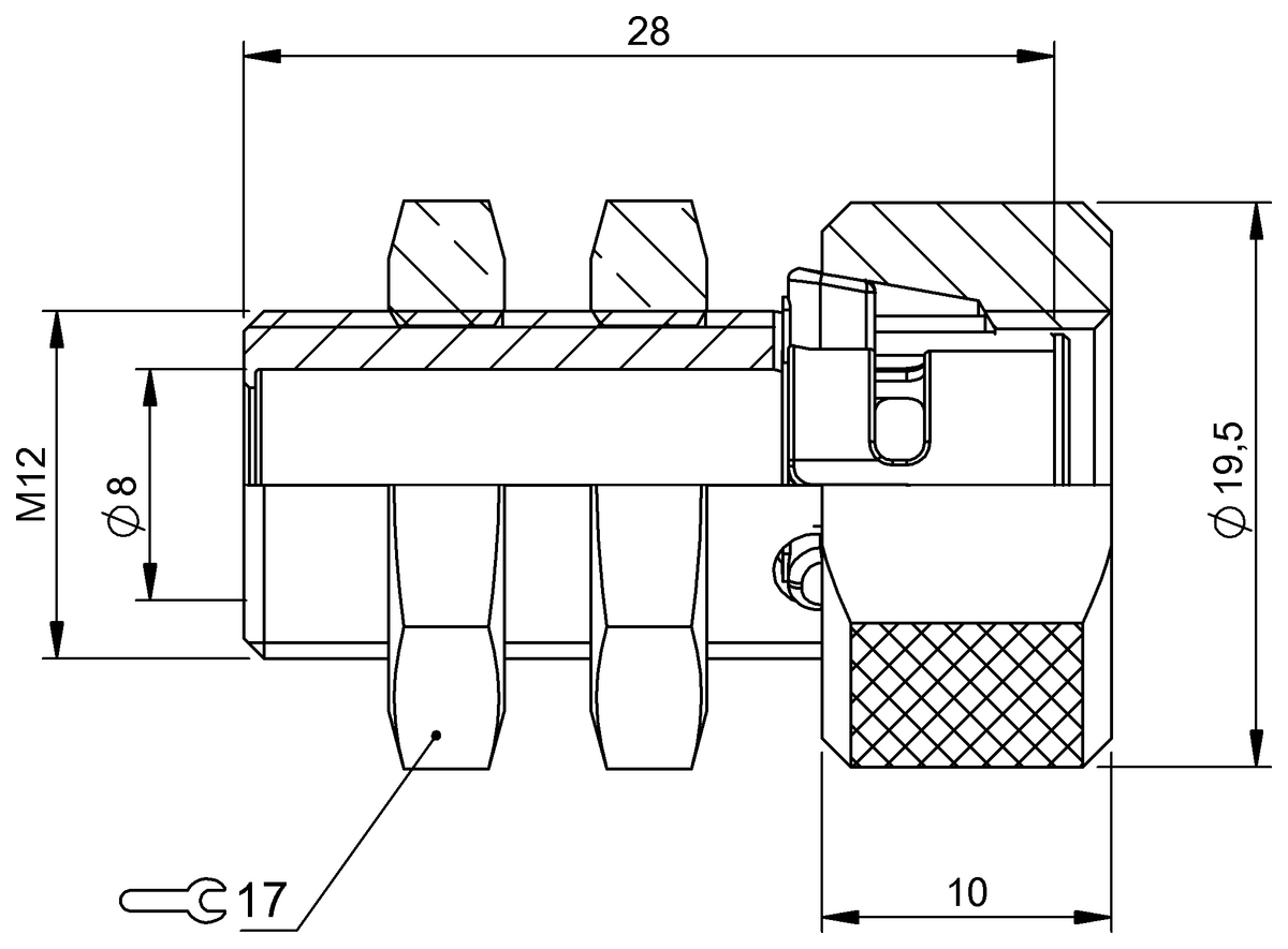 Proximity sensor mounts with positive stops