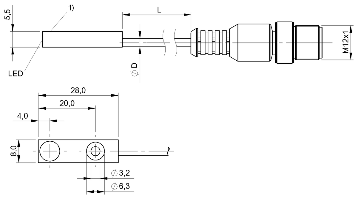 Inductive proximity switches and proximity sensors