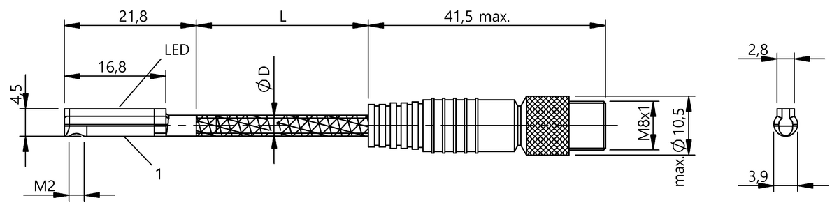 Cylinder sensors for multiple slot shapes