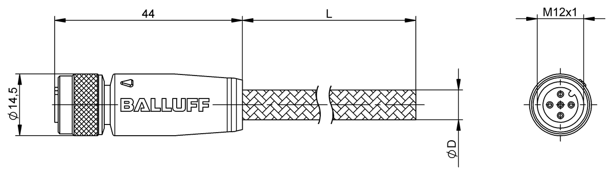 Single-ended cordsets