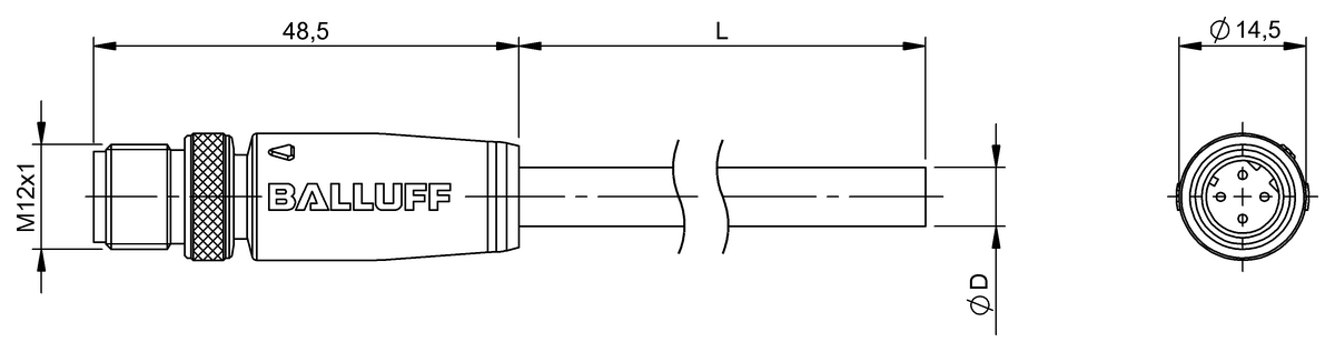 Single-ended cordsets