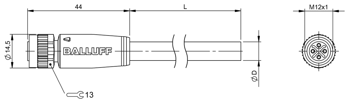 Single-ended cordsets