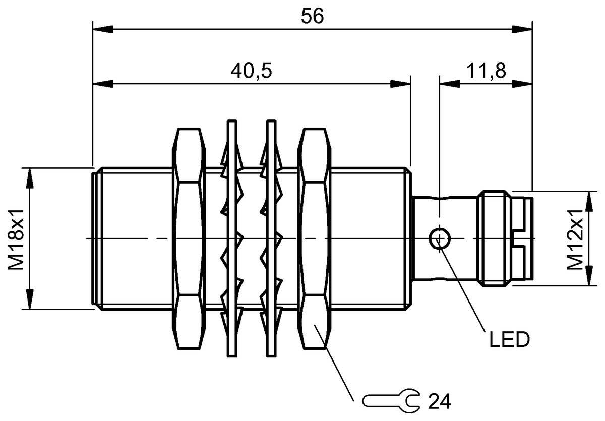 Sensori induttivi a fattore 1